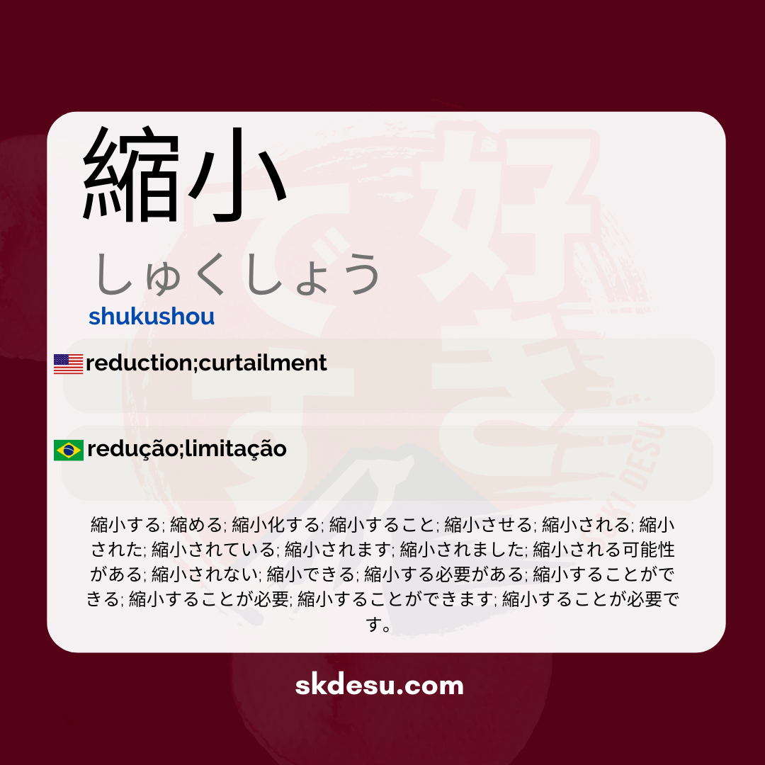 縮小