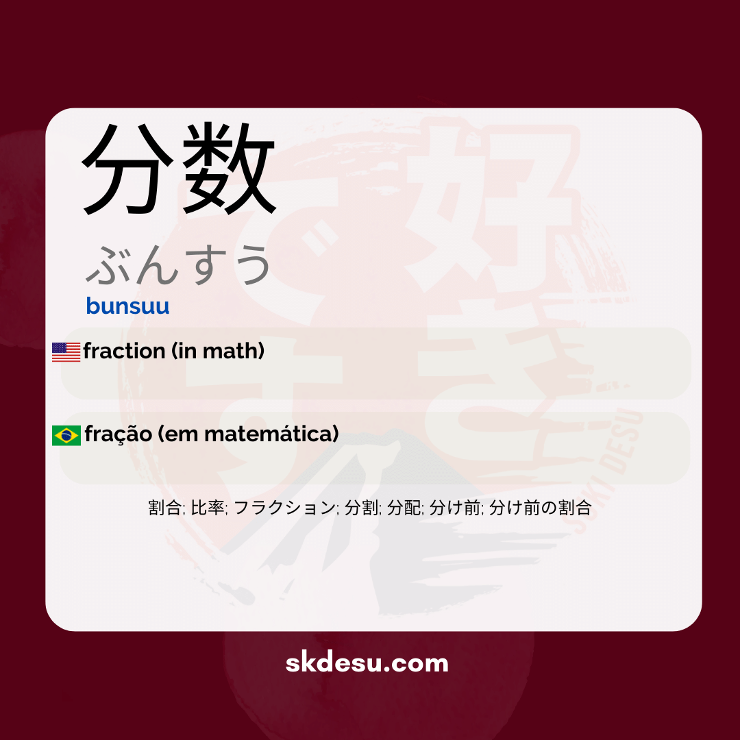 分数